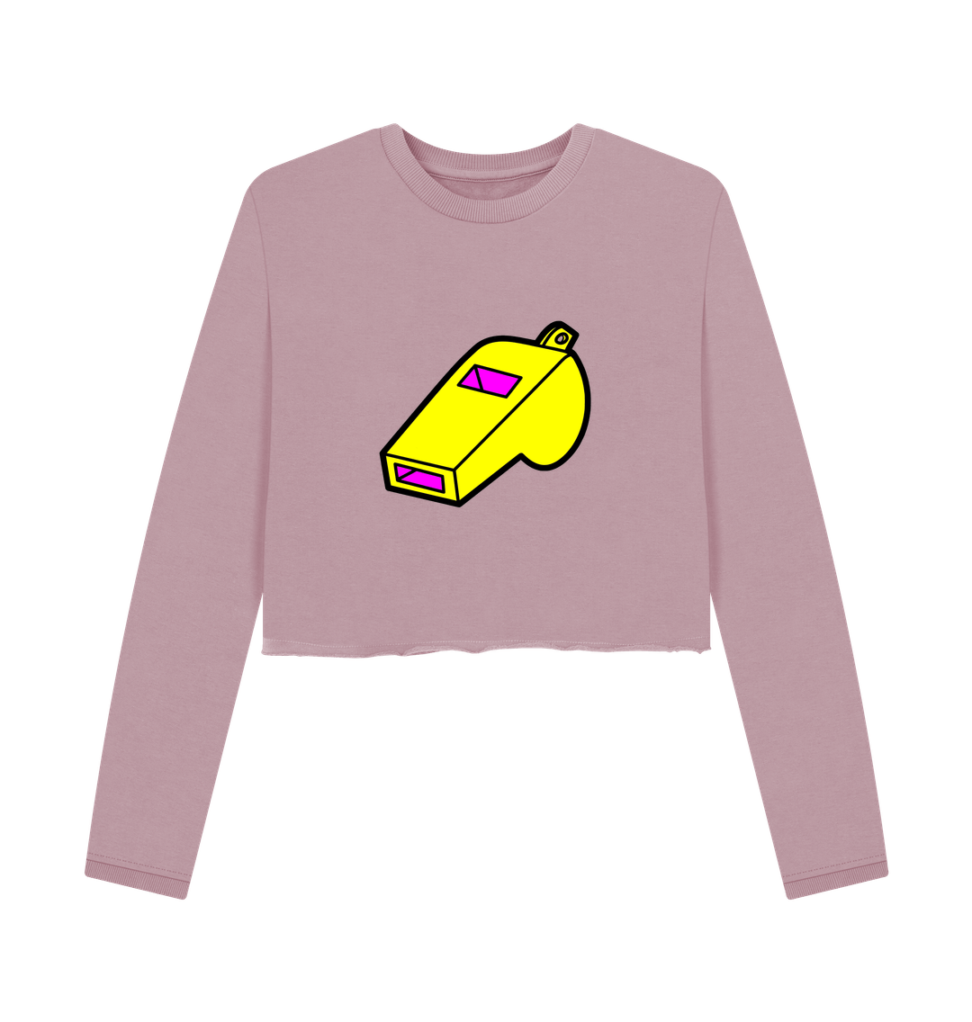 Mauve Printed Boxy Jumpers