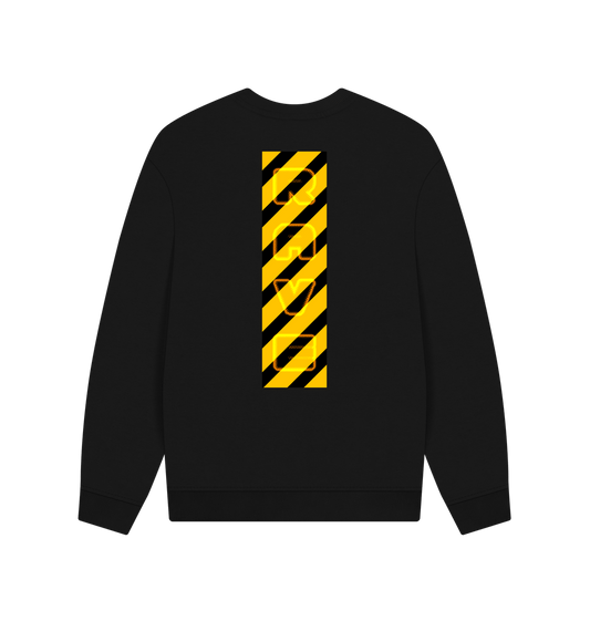 Black Rave Tape Sweater