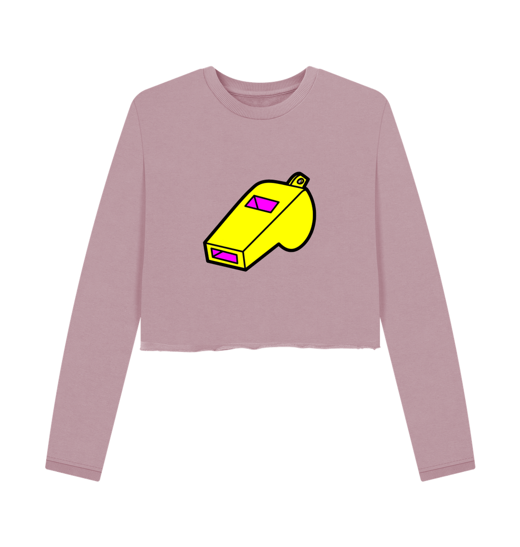 Mauve Printed Boxy Jumpers Front
