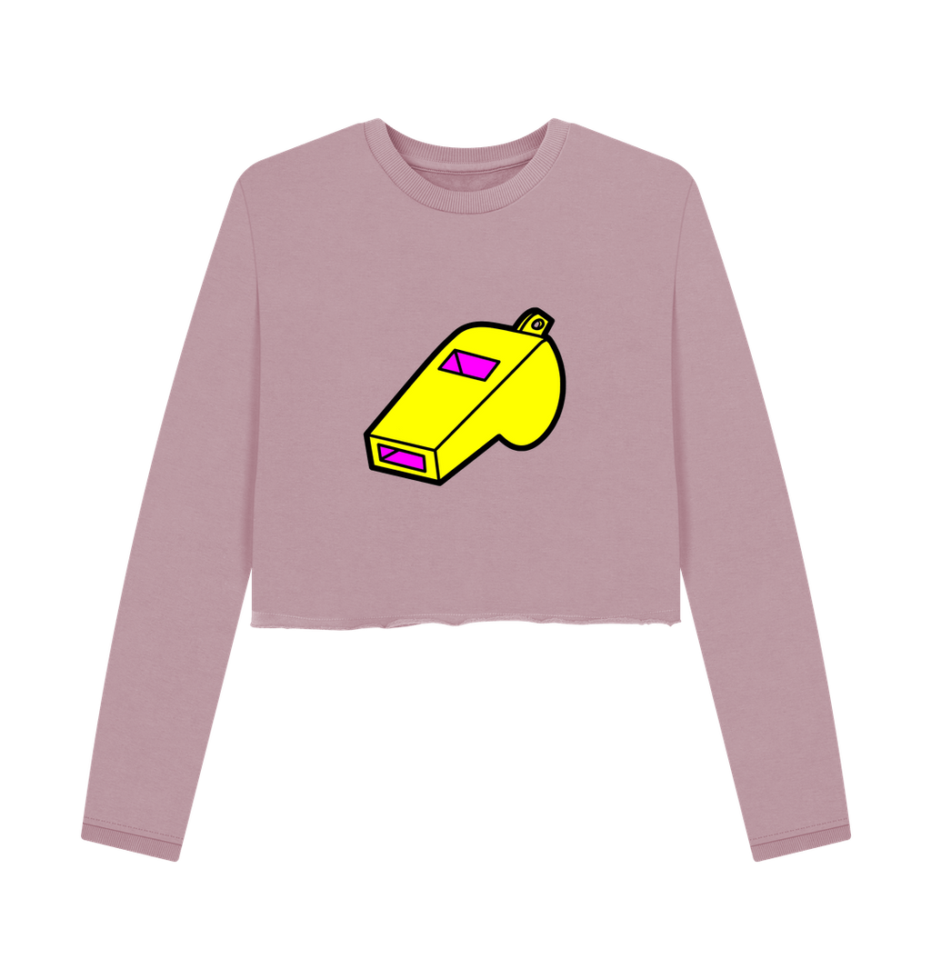 Mauve Printed Boxy Jumpers