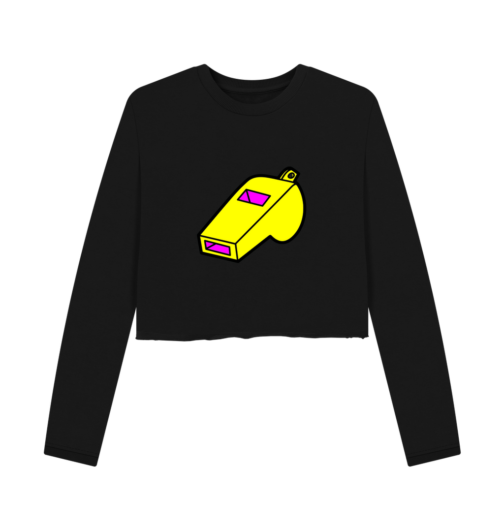 Black Printed Boxy Jumpers